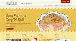 Desktop Screenshot of crepnroll.com.br